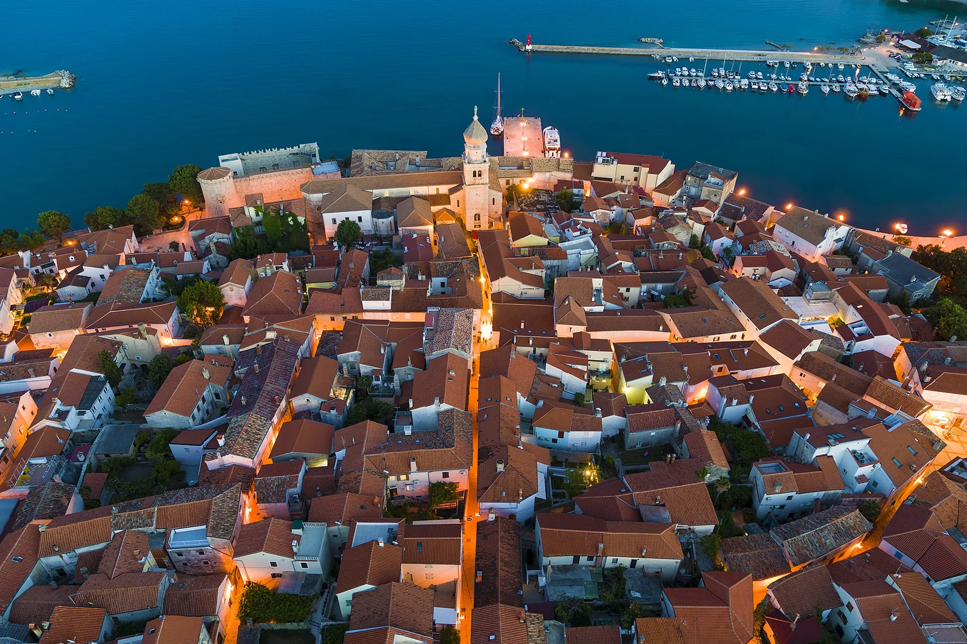 Krk Town historic center